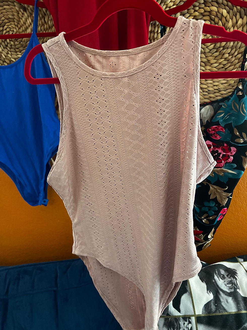 Thumbnail: ♥️ NWT LOT OF 4 LEOTARD ONE PIECE SNAP TANK TOP SHIRTS UNITARDS L/XL  SIZE AND I