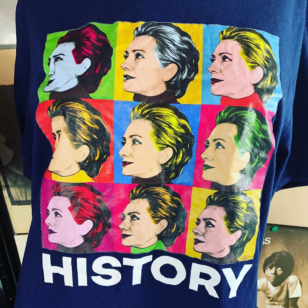 Thumbnail: 4 Shirt Lot! Women Power Political Shirt Size: medium  -History: blue: m