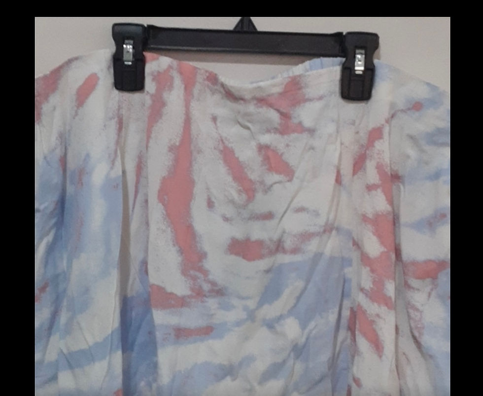 Thumbnail: 🌼 NWT MODCLOTH REVERIE-SO-OFTEN SUPER SOFT TYE DUE BOHO HIPPY SKIRT SIZE 16  SI