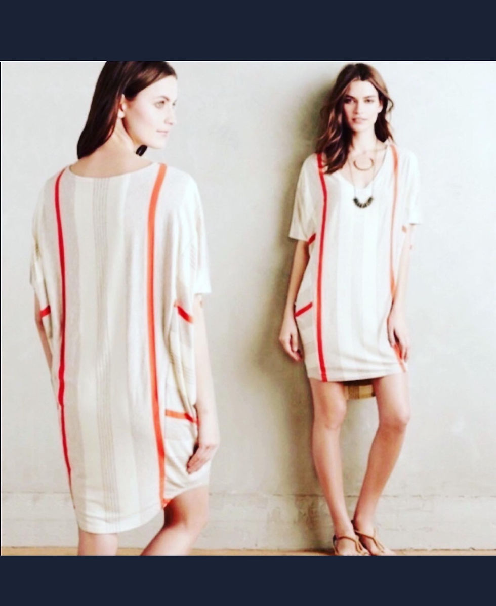 Anthropologie Puella Orange Dolman Tunic Dress Size: XS