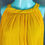Thumbnail: NY and Co. Yellow Pleated Halter Dress Size: Medium Chest: 20 inches  Length: 42