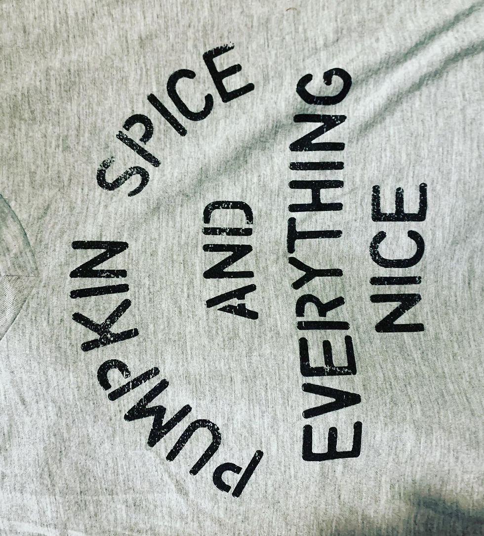 Thumbnail: Fall Pumpkin Spice V-Neck Size: Small Chest: 19 inches Length: 23-26 inches hi l
