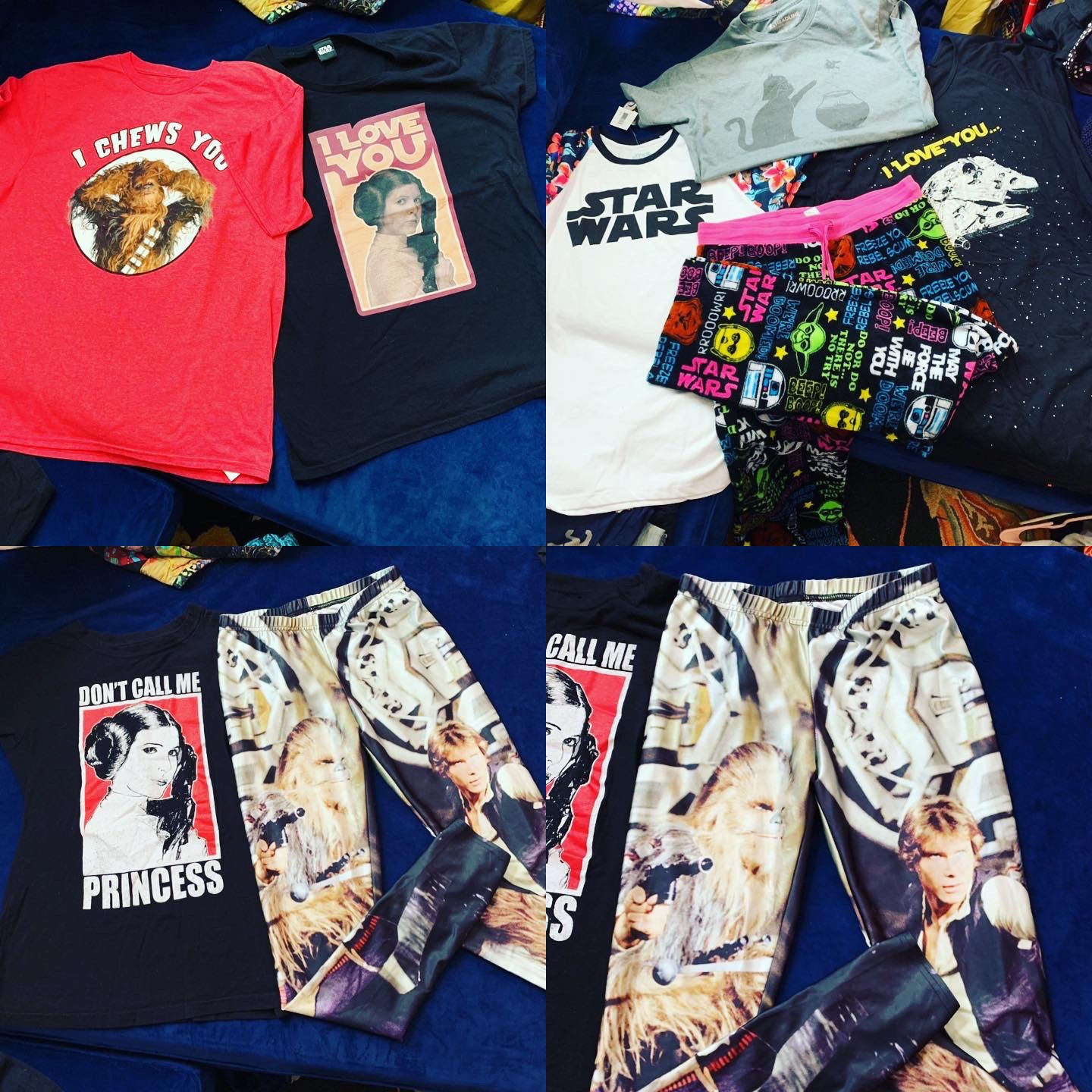 WOMEN’S STAR WARS LOTS XL SLEEP LOT: NWT TROPICAL STAR WATS BASEBALL SH