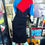 Thumbnail: VINTAGE 1980’s LESLIE FAY DRESSES   BLACK RED AND BLUE: SIZE 10. Fits like a mod