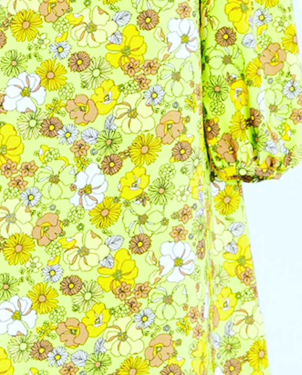Thumbnail: NWT MODCLOTH TENNESSEE DOLL 1960’s MOD RETRO STYLE DAISY DRESS  Size: Small (ove