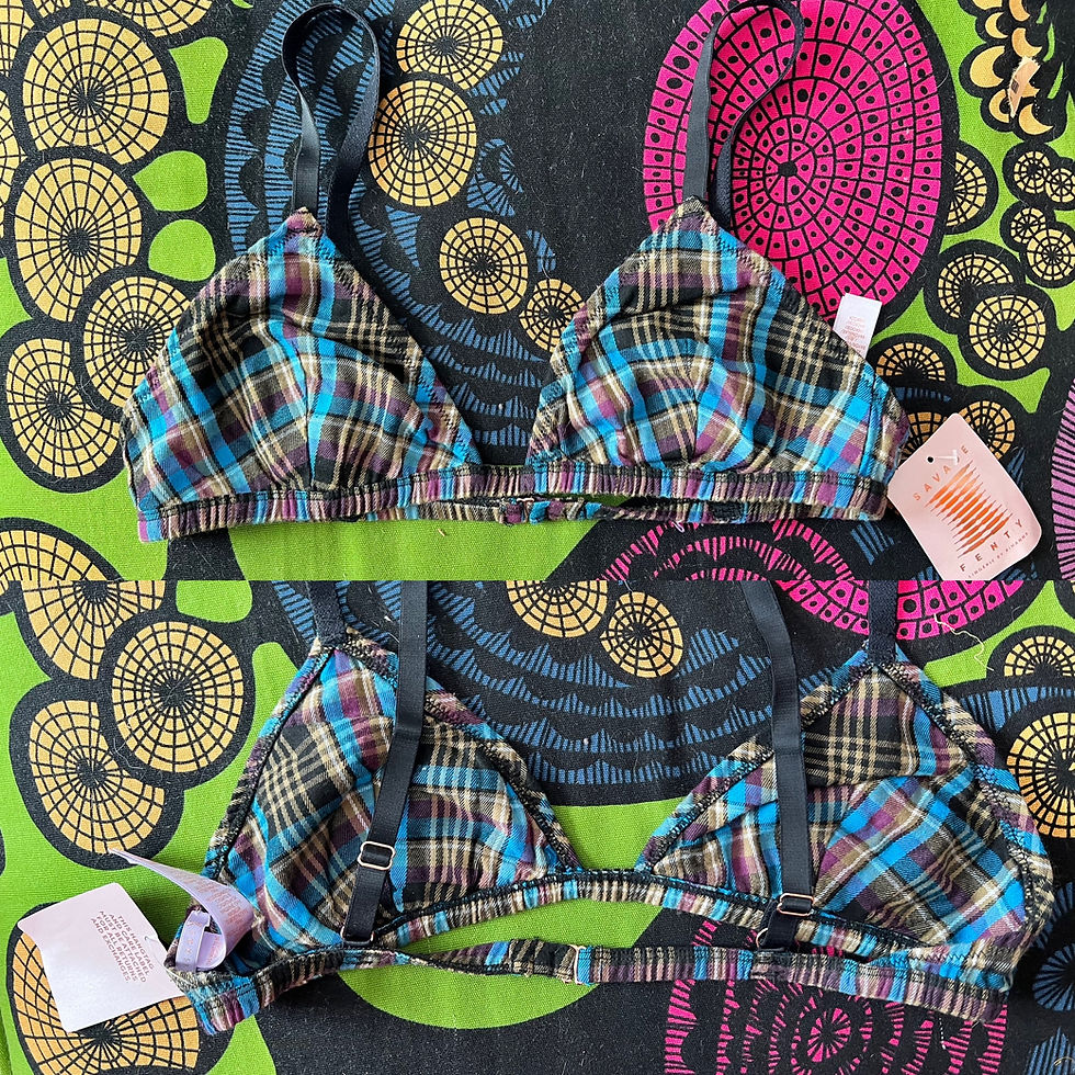 Thumbnail: 🔥 NWT BRA LOT FENTY, BETSY JOHNSON & VICTORIA’S SECRET BRALETTE VELVET   THREE 