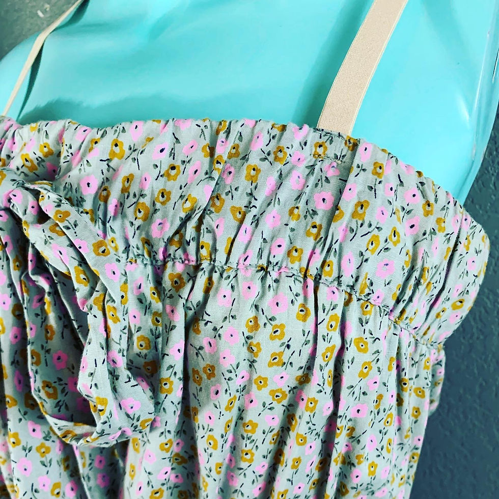 Thumbnail: J. CREW gray Floral Retro style Cotton Bubble Dress Size: small  Chest: 16 in wa