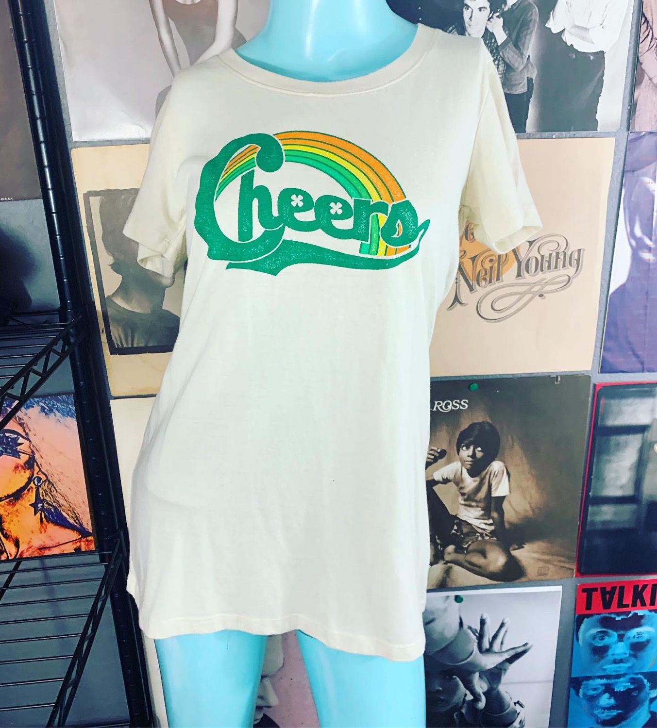 NEW Cheers Soft Cotton T-Shirt Tipsy Elves Brand  Size: Medium Chest: 18 inches 