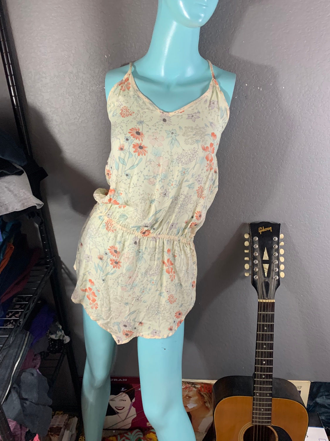 NWT Element Floral Tunic Tank  Size: XS Rayon, soft and thin  Cream with orange,