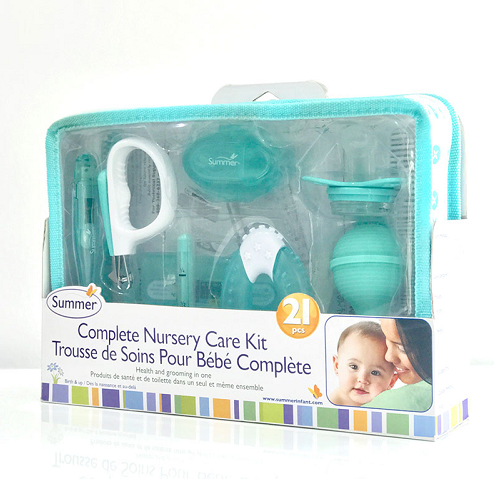 Thumbnail: Summer : Complete Nursery Care Kit, Pink, 21pc 完整的嬰兒護理工具包