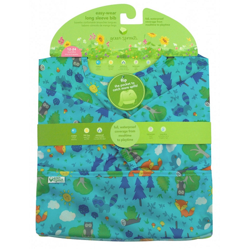 Thumbnail: Green Sprouts - Easy-Wear Long Sleeve Bib - 全方位長袖口水巾（訂貨）