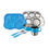 Thumbnail: Innobaby - Din Din SMART Stainless Mealtime Set - 7件裝不鏽鋼餐具套裝 藍色