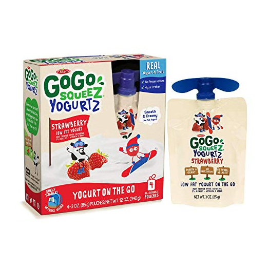 Thumbnail: GoGo squeeZ - Low Fat Yogurt On The Go  85g 全天然無添加低脂乳酪