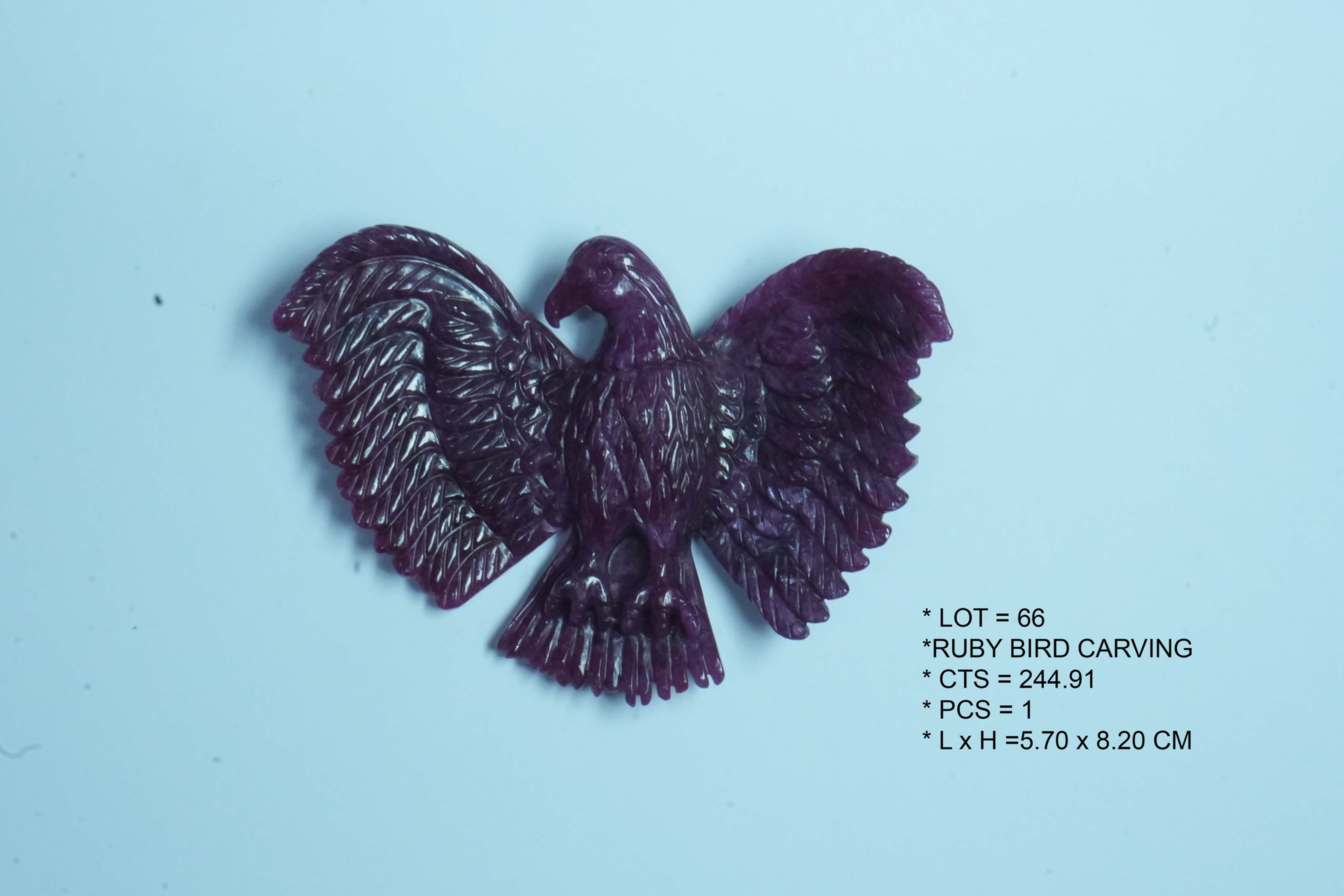 Rubylite Heart Carving