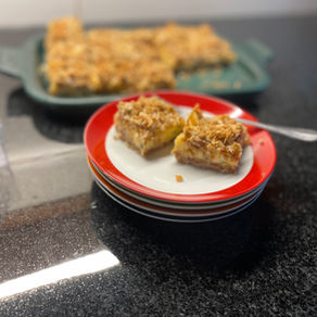 Passionfruit Crumble Bars