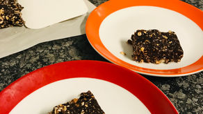 Chocolate Walnut and Cherry Bars