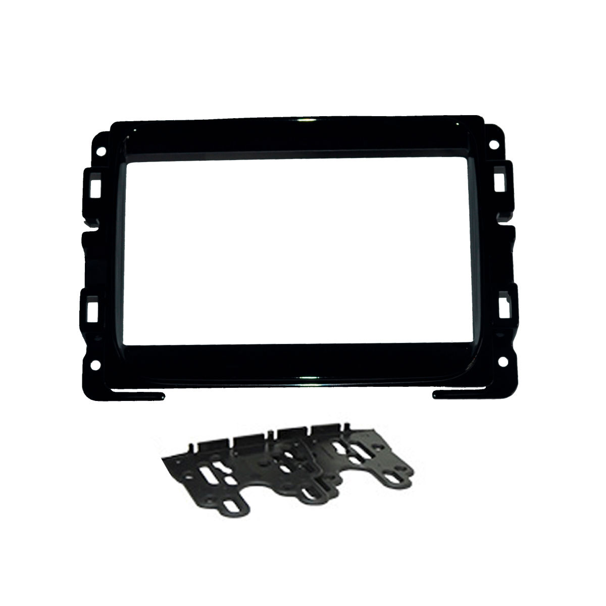 MOLDURA 6.8" FIAT MOBI 2016> UNO 2015/2022 (COM MULTIMÍDIA)  BLACK PIANO