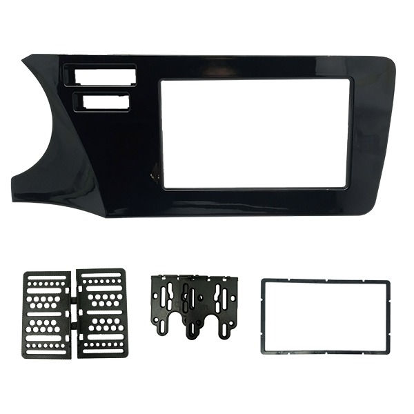 MOLDURA 7" HONDA CITY 2015/2021 COM BOTÃO AIRBAG DUPLO  6.8" E  BLACK PIANO