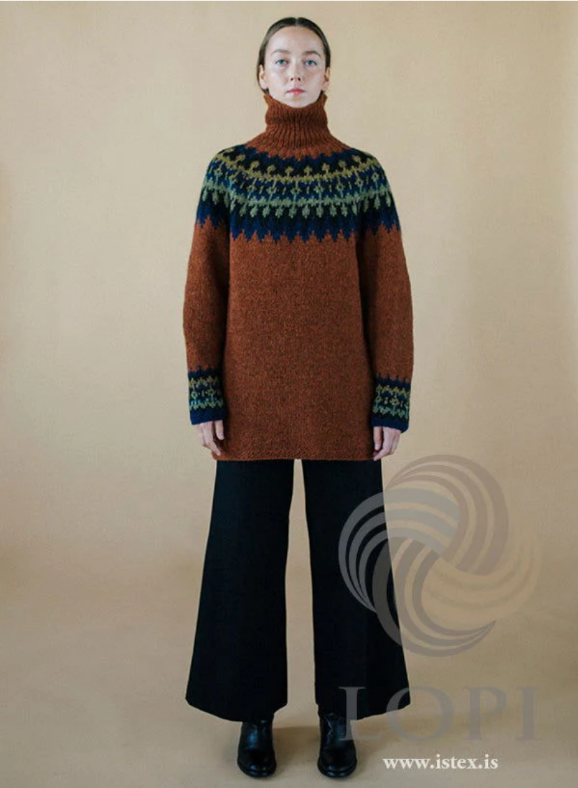 Miniaturbild: Kastali – Strickpaket langer Islandpullover (Lettlopi)