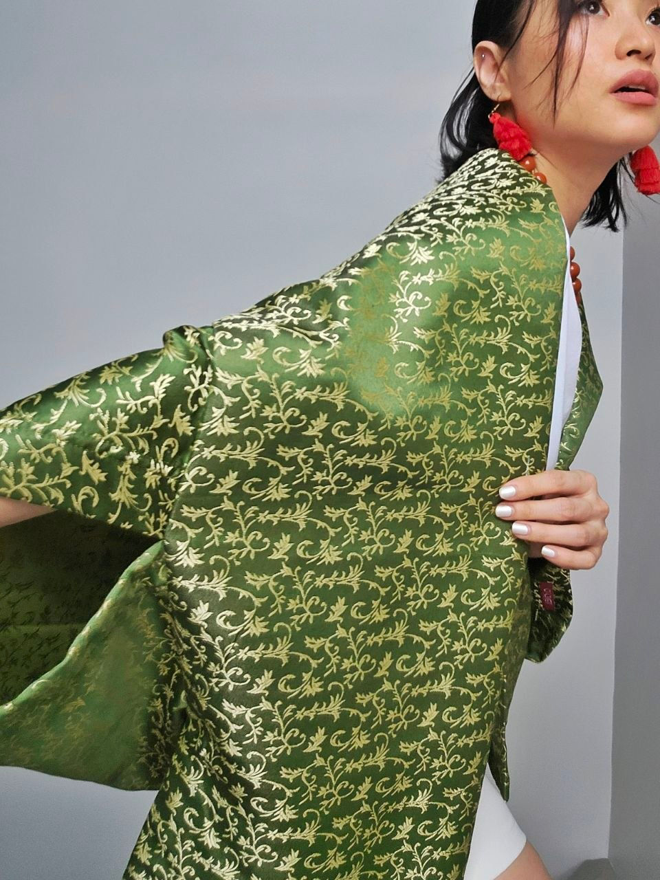Thumbnail: Multi-Way Kimono (Korean Fabric, Reversible)