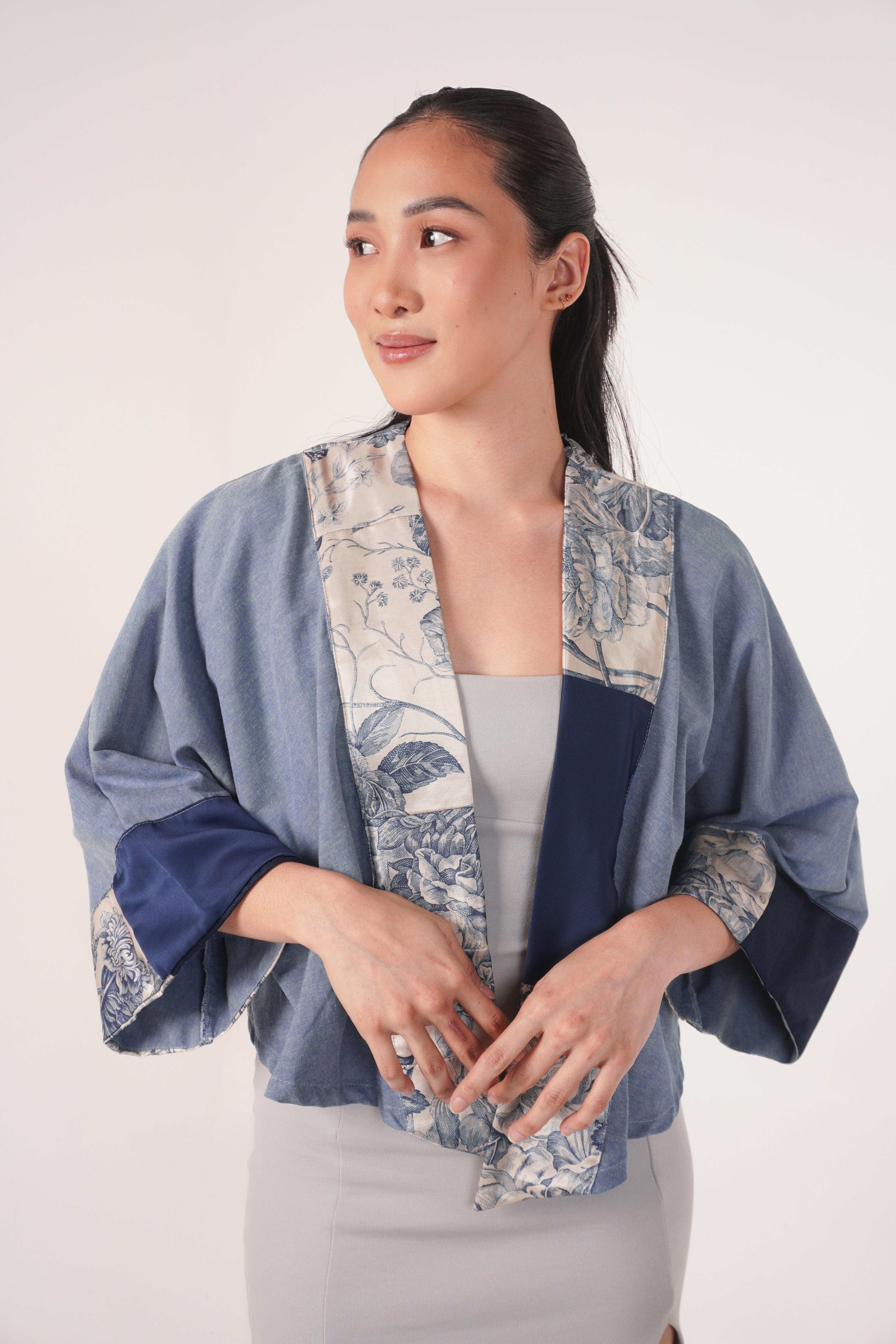 Patchy Kimono in Jim Thompson Porcelain