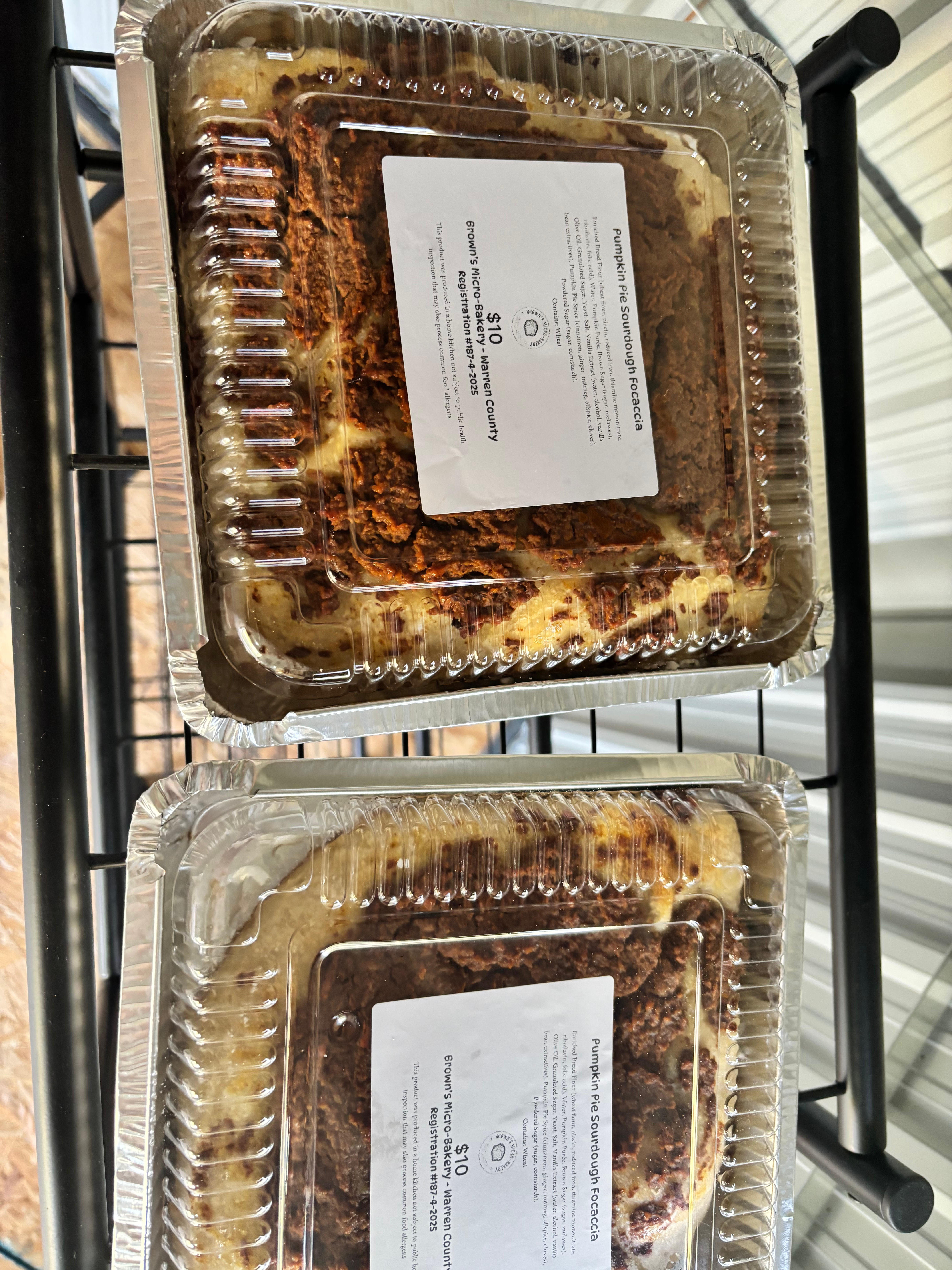 Pumpkin Pie Sourdough Focaccia