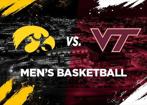 Iowa Men's Basketball VS Virginia Tech