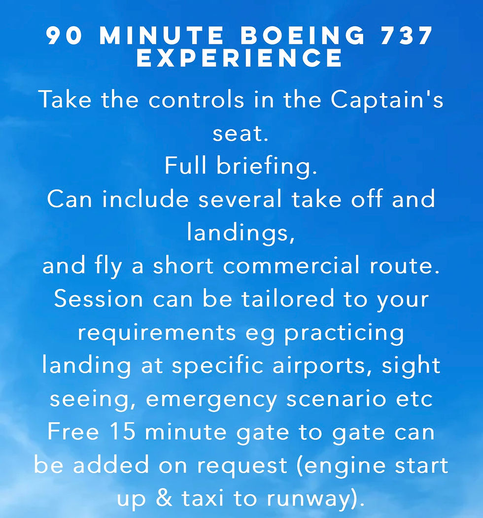 Thumbnail: 90 minute Boeing 737 Flight simulator experience