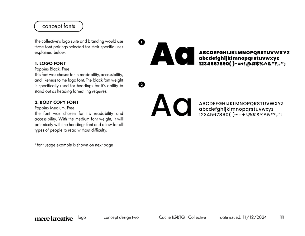 Cache LGBTQ+ Collective - Logo Suite Concept Two11