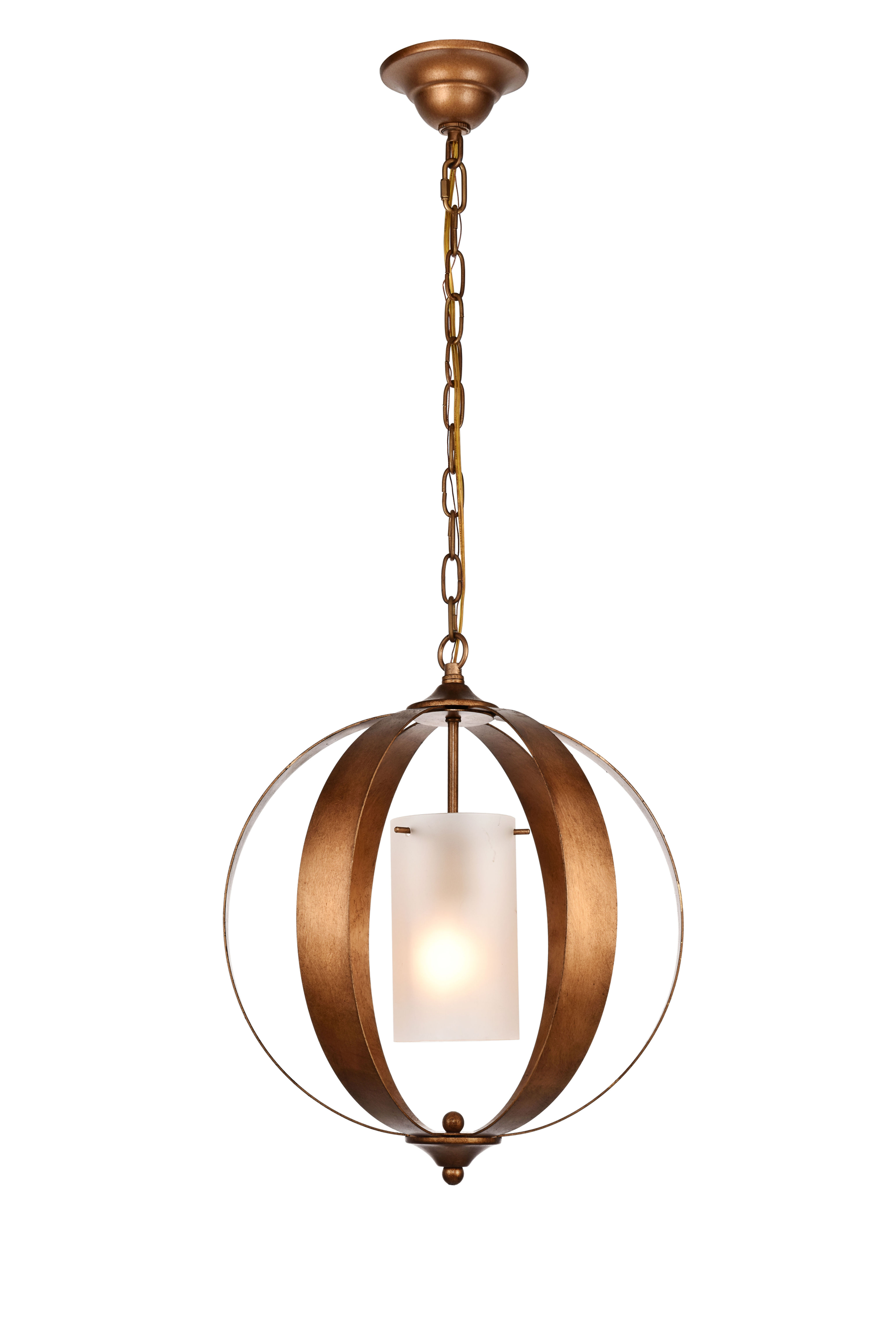 Marion Collection Candle style Chandelier W15 H19 Lt:1 Vintage Gold Finish