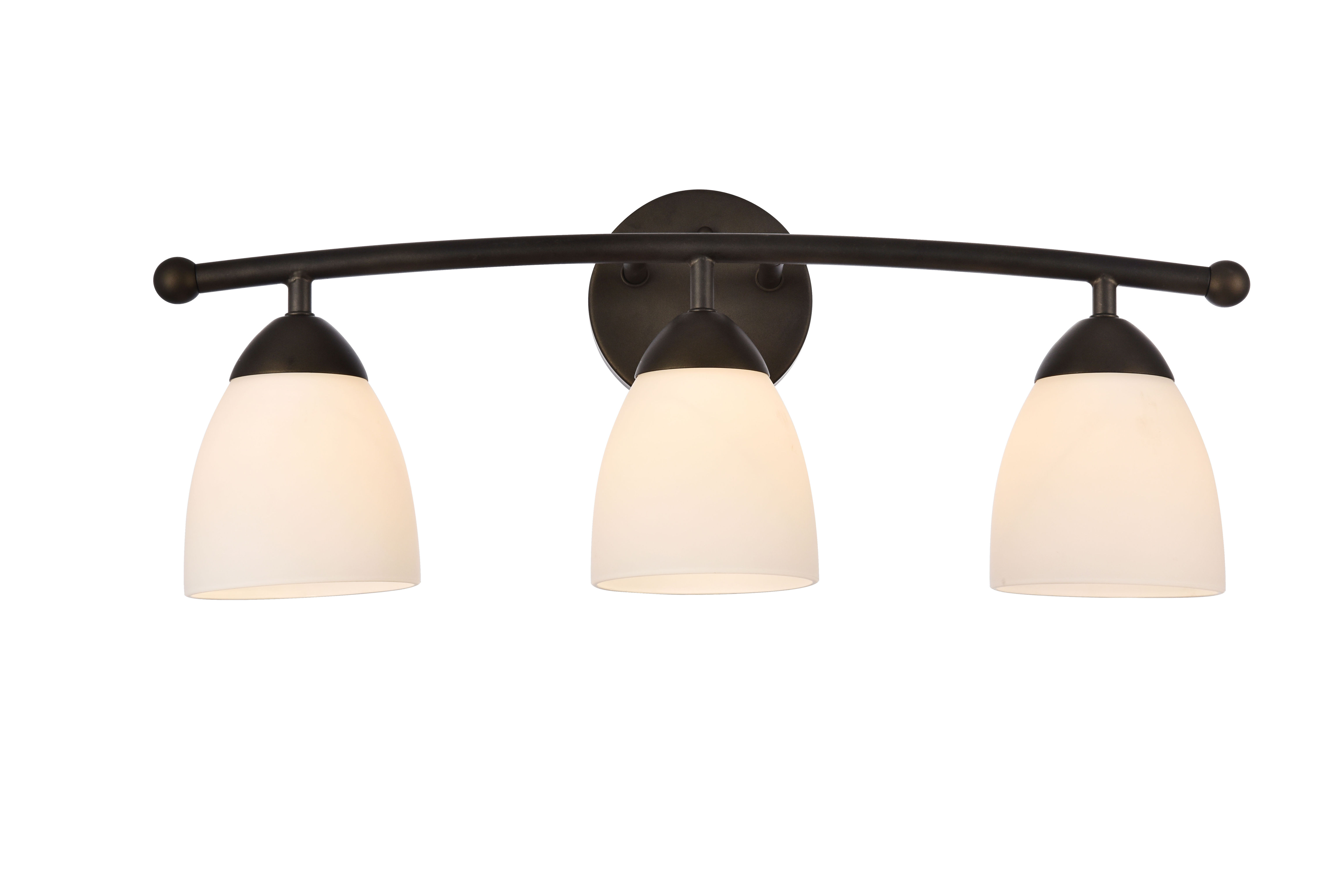 Jules Collection sconce D22.6 H9 Lt:3 Oil Rubbed Bronze Finish