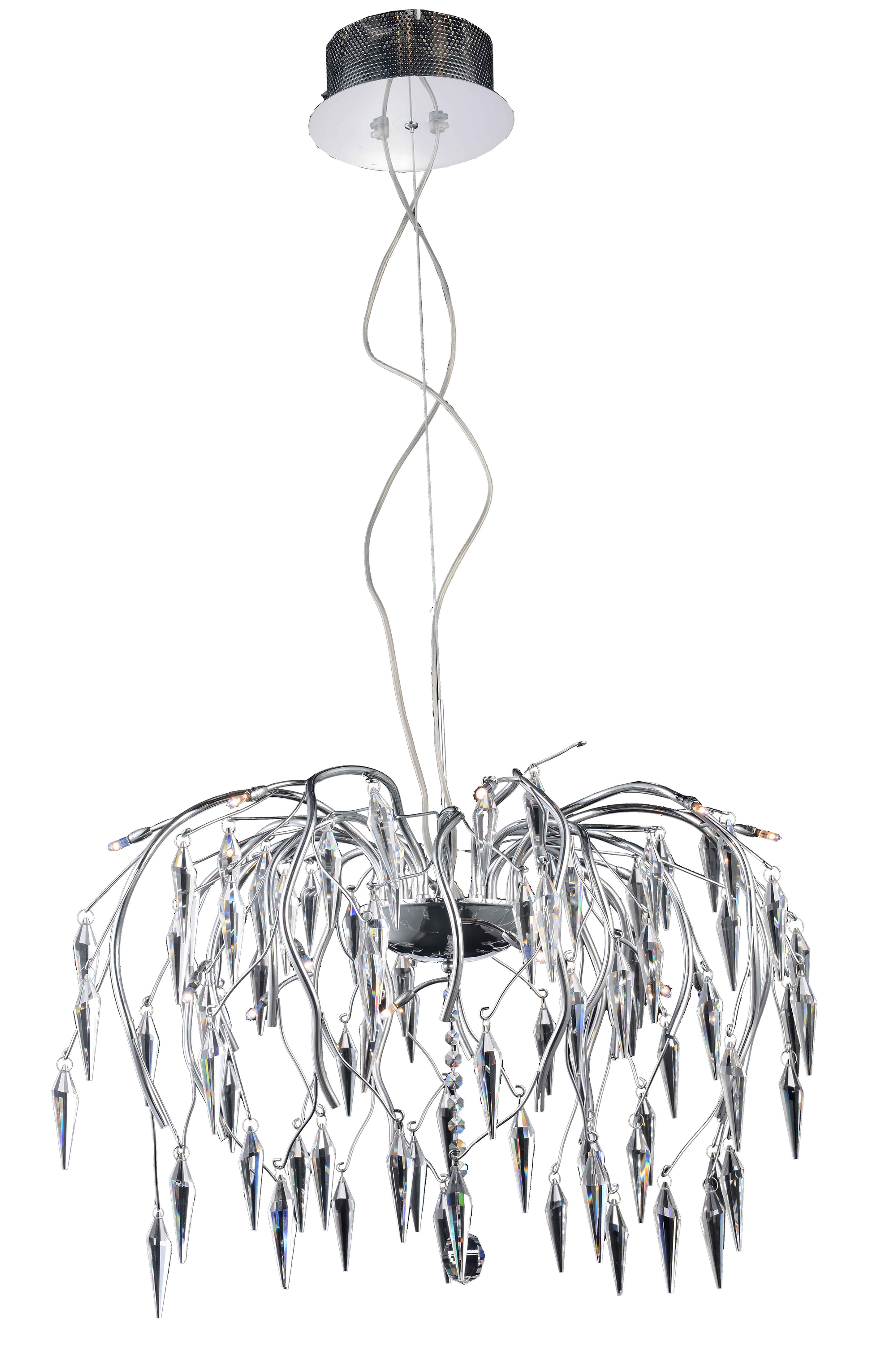 Amour Collection Chandelier Lt:16 CHROME Finish