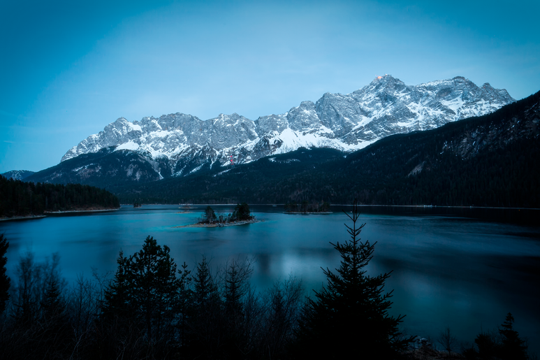 Zugspitze and Eibsee
