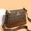 Thumbnail: Women's handbag trendy fashion retro letter print top-handle and shoulder bag
