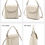 Thumbnail: Trendy Elegant Handbag Genuine Leather Shoulder Crossbody French Style Bag