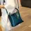 Thumbnail: 100% Genuine Leather Women Handbag Crossbody Bag Retro Shoulder Commuter Bag