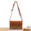 Thumbnail: Shoulder Bags Casual Leather Handbags for Women Straw Woven Crossbody Bags