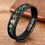 Thumbnail: Trendy Multilayer Leather Jewelry 9 Style Round Stone 8mm Beaded Bracelets