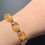 Thumbnail: Natural Citrine Bracelet Yellow Big Stone Irregular Jewelry Design Handmade