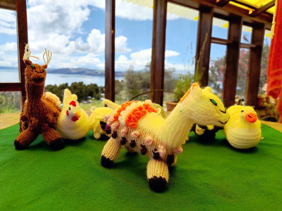 Thumbnail: Wool animals from Peru