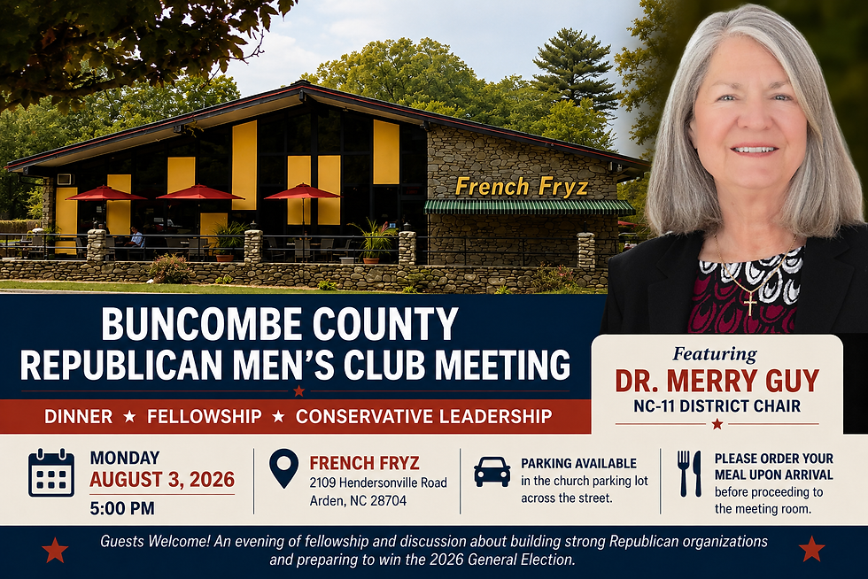 Buncombe County Republican Men's Club Meeting