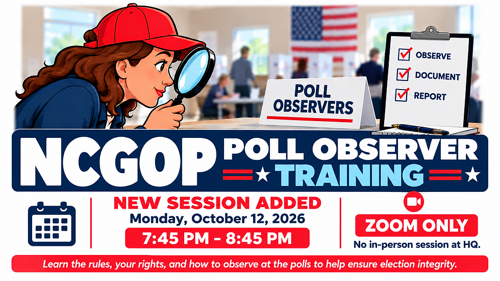 NCGOP Poll Observer Training