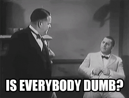 is everybody dumb?