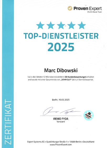 TOP Zauberer Expert 2025 TOP Dienstleister