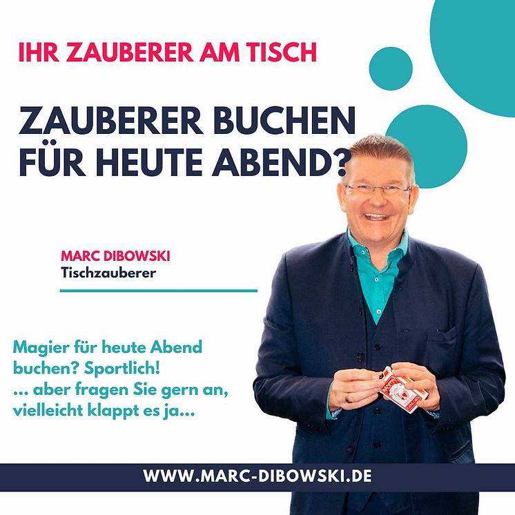 Zauberer Magier gesucht für heute Abend?
