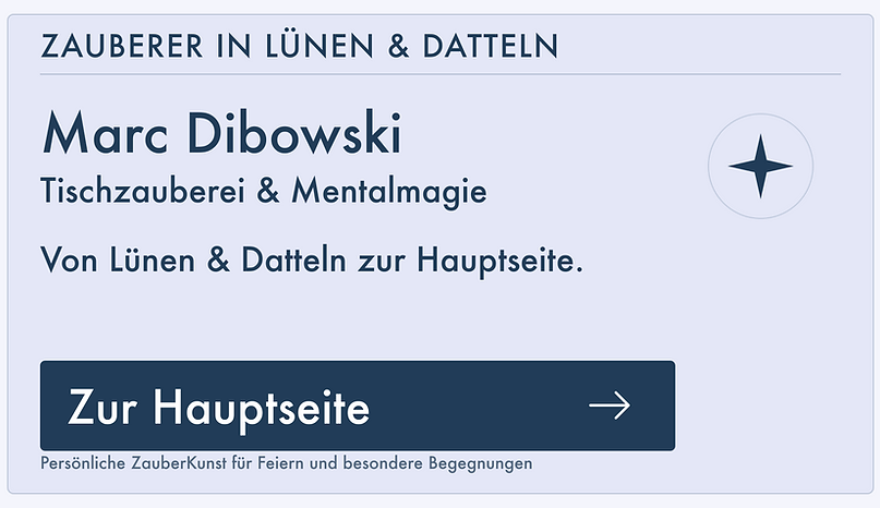 Von der Seite Zauberer in Lünen und Datteln zur Hauptseite von Marc Dibowski