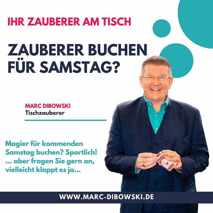 Zauberer Magier gesucht für Samstag?