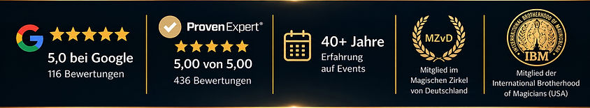 BewertungMagier private Feier chen Empfahlung Meinung Marc Dibowski