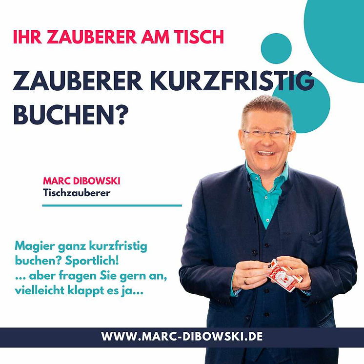 Zauberer Magier kurzfristig gesucht?