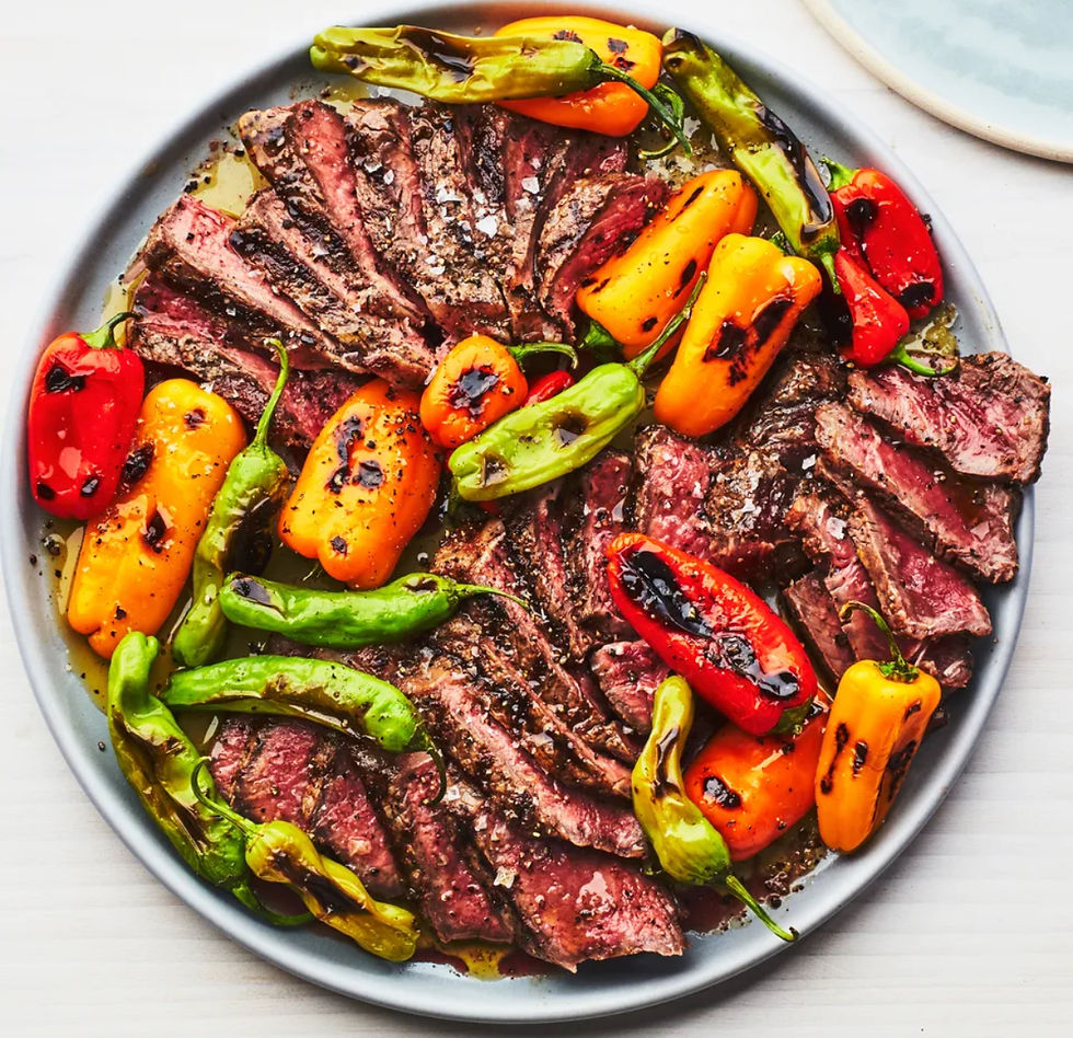 Filet Mignon with Roasted Mini Peppers-Single Serving